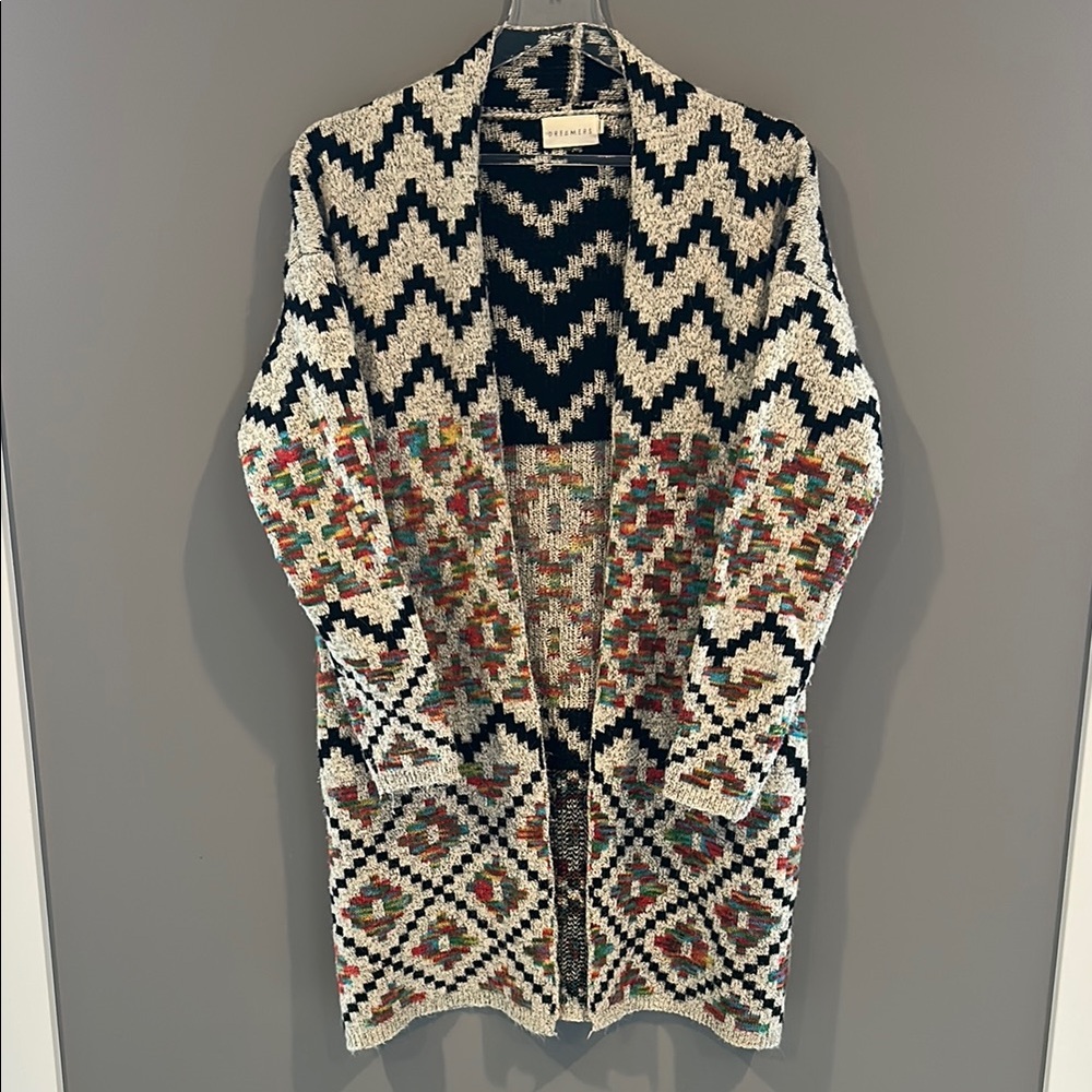 Dreamers Aztec design sweater size S/M